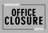 Office Closures Nov. 2025